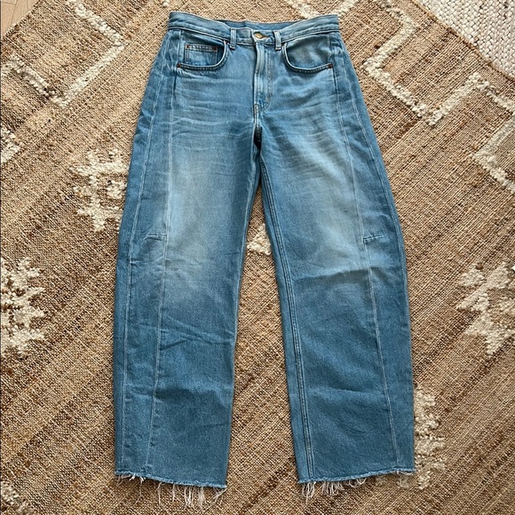B SIDES relaxed lasso in warren blue barrel leg - Picture 1 of 7